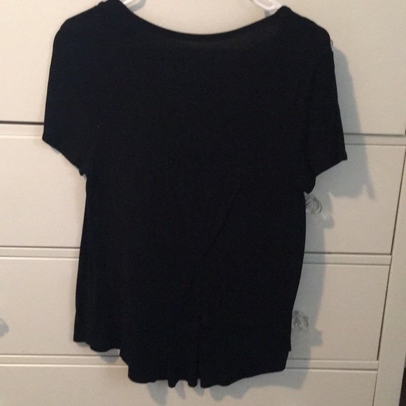 Black scoop next basic tee T-shirt flowy - Picture 2 of 2